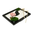 Zen Garden Sand Tray for Desk Mini Sand Garden Tools Kit for Home Yoga Decor