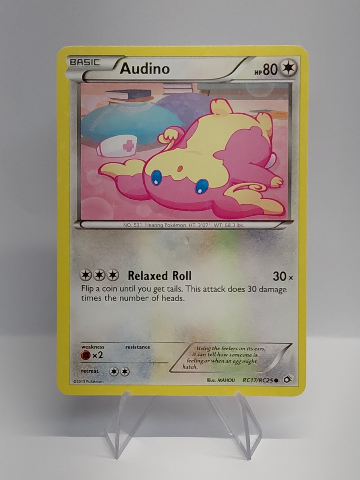 Audino RC17/RC25 Pokemon TCG Legendary Treasures Radiant Collection Holo