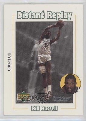 1999-00 Upper Deck Retro Distant Replay Parallel 88/100 Bill Russell #D3 HOF 4f5