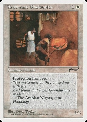[MTG] Repentant Blacksmith (011) (CHR) HP-DMG