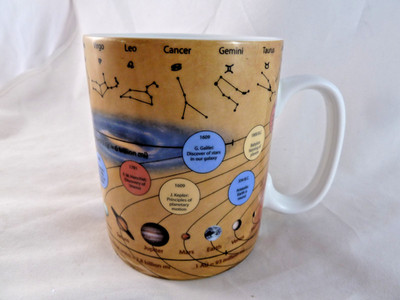 Konitz Astronomy Mug Large Constellations Planets Space Science Universe