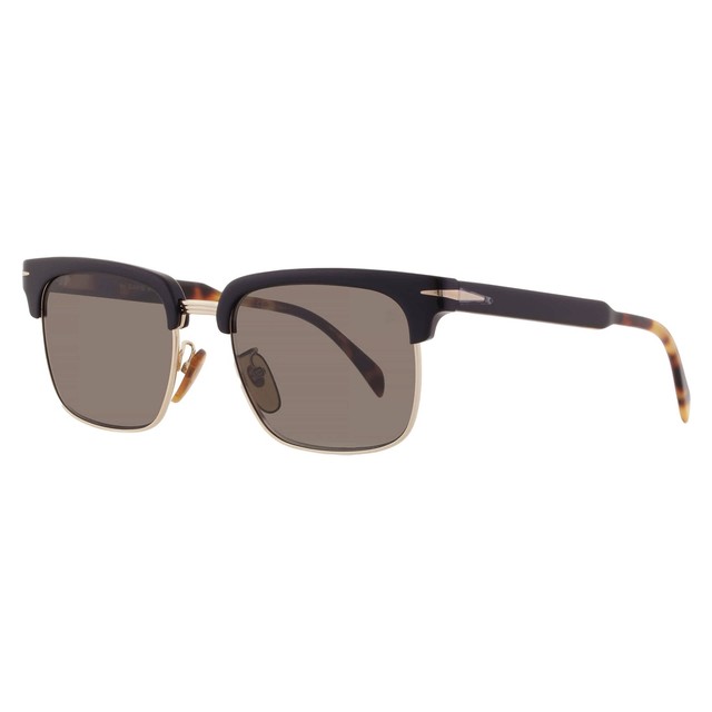 David Beckham Grey Square Men's Sunglasses DB 1119/G/S 0XWY/IR 55 DB 1119/G/S