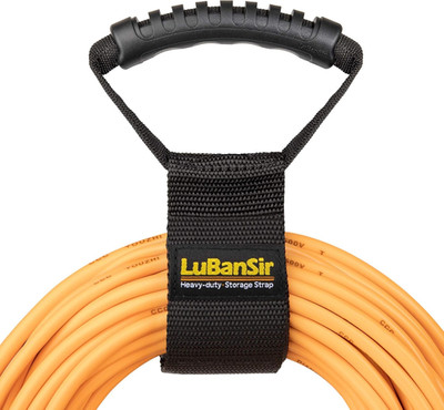 Extension Cord Storage Straps, 28'' (2 Pack) Heavy-Duty Hook and Loop Straps with