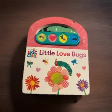 Eric Carle Little Love Bugs Carry Along Handle Sound Book - Perfec...