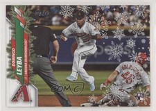 2020 Topps Holiday WalMart Mega Box Metallic Domingo Leyba #HW92 3g6
