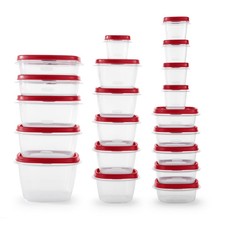 Rubbermaid EasyFindLids 40 Piece Food Storage Containers with Vented Lids Var...