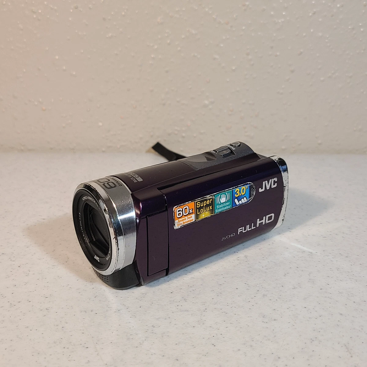 JVC フルHD ビデオカメラ 40x/60xズーム 2個セット JVC High Definition 40-60x Optical Zoom Camcorders for sale | eBay