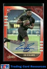 2020 Absolute #135 Eno Benjamin Signature Rookies Spectrum Orange #/50 Auto