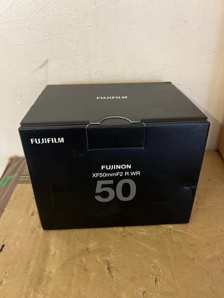 Fujifilm XF50mm F2 R Weather Resistant Lens, Black BRAND NEW - Image 1 of 1