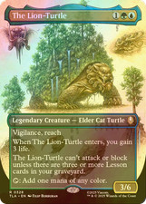 MTG The Lion-Turtle FOIL TLA English Full Art