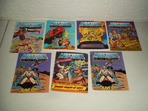 VINTAGE HEMAN MASTERS OF THE UNIVERSE MOTU FIGURE COMIC LOT