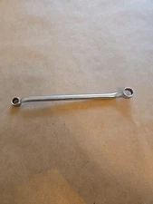 Blue Point Vintage 7/16"-1/2" 12PT SAE Chrome Round Offset Box End Wrench X-1416