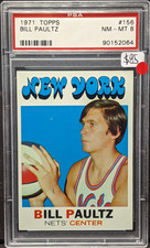 1971 Topps Bill Paultz #156 PSA 8