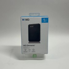 New Western Digital WD 2.5" Elements Portable 1TB USB 3.0 HDD WDBDTV0010BBK-WESN