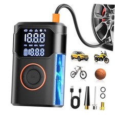 Tire Inflator Portable Air Compressor-150PSI Tire Air Pump, 5X Faster black