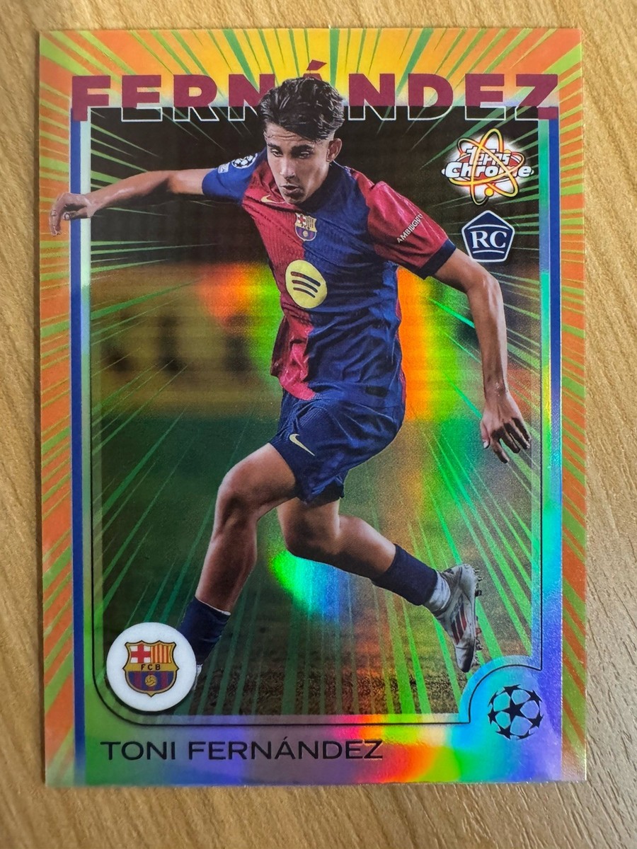 【直書きAUTO】Carlos Fernández TOPPS CHROME 直書きAUTO】Carlos Fernández TOPPS CHROME 2024-25 Topps