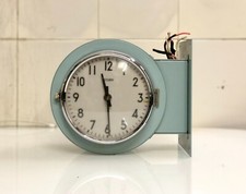 Oryginalny vintage nawigacja morska podwójna twarz stalowy statek elektryczny zegar ścienny