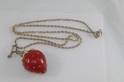 LAILA ROWE Strawberry Pendant on Long Chain Necklace — photo 2