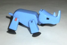 Stikbot Animal Blue Rhino Rhinobot Figure
