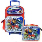 Paw Patrol 16" inches Large Rolling Backpack & Lunch Box NEW Licensed Product