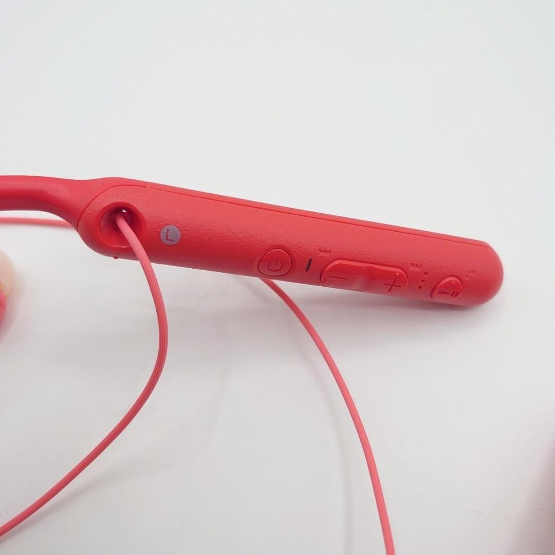 Sony Wireless Earphone Wi-c400 Bluetooth 2017 Model Red From Japan