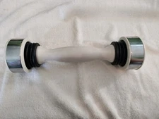 Shake Weight Dumbbell 2.5 lbs Home Gym Fitness Workout White Silver Men Women
