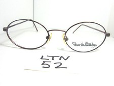 Vtg Nos DIANE VON FURSTENBERG Eyeglass Frame 1526 M.BRN/PA Brown Havana LTN-52