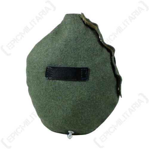WW2 German Army Water Bottle Cover-High Quality Reproduction-Feldgrau Felt - Picture 1 of 1