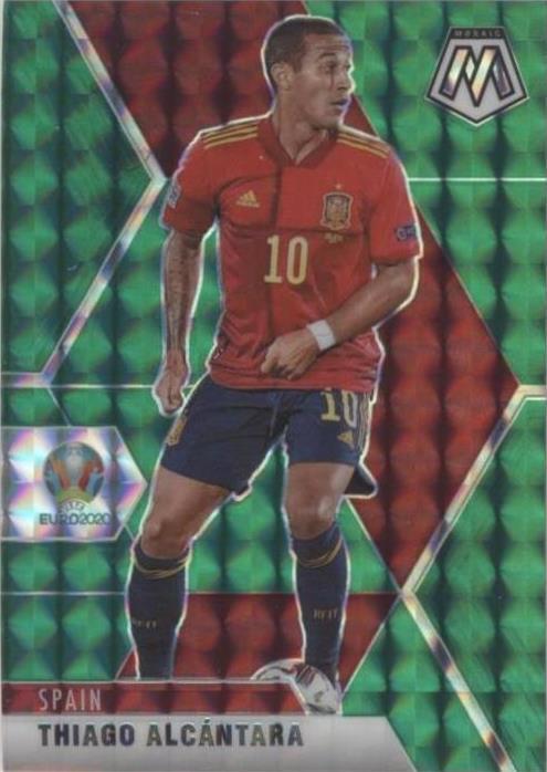 2021 Panini Mosaic UEFA Euro 2020 Thiago Alcântara #168 for sale