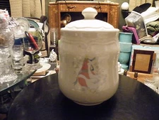 International MARMALADE Sugar Canister w/Lid Country Goose Geese Japan