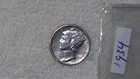 1934 MERCURY DIME UNCIRCULATED