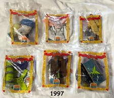 ANASTASIA movie toy set all 6  20th Century Fox Burger King BK 1997  NIOP