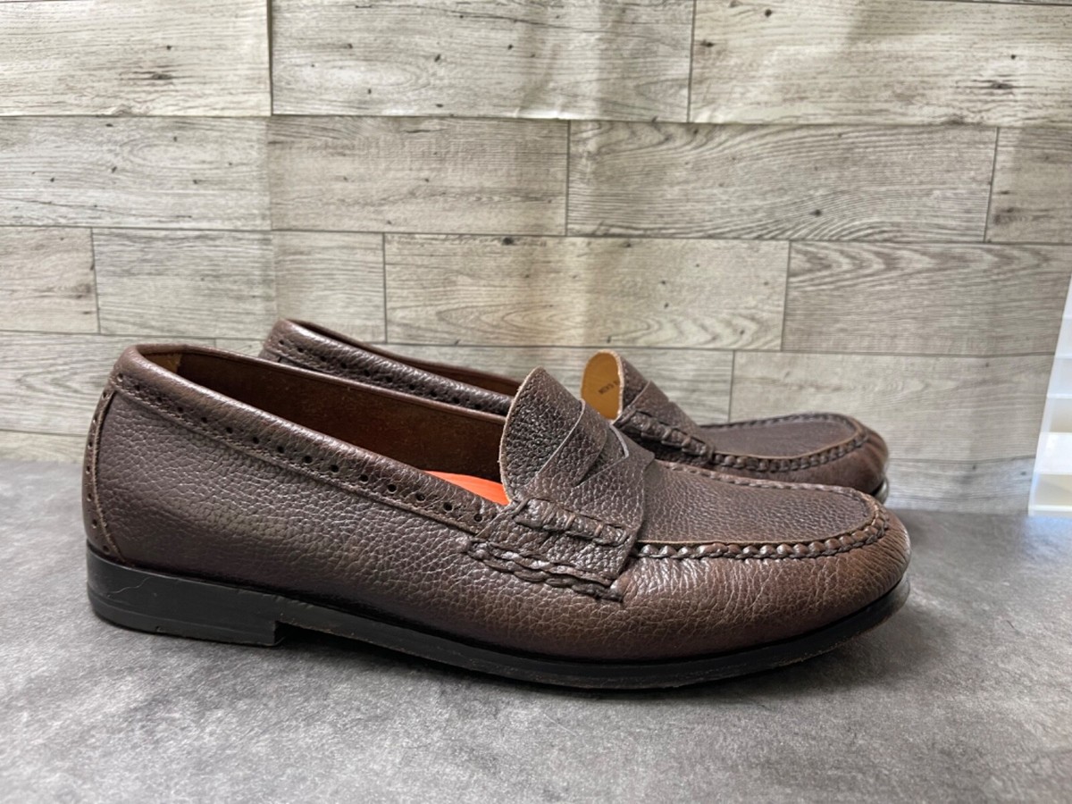 Cole Haan Penny Loafers Men 9.5M Pinch Grand O.S Shoes Brown 