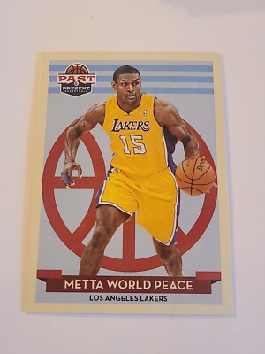 2012-13 Metta World Peace Panini Past & Present #133