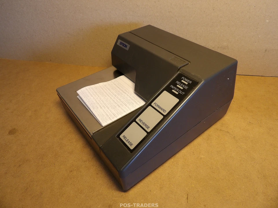 Epson TM-U295 M66SA POS Slip Receipt Printer 7-Pin Dot Matrix - TESTED OK + PSU - Bild 2 von 4