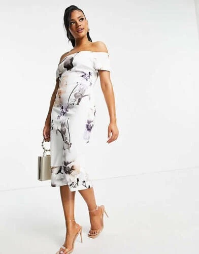 Ted baker off shoulder clearance dress