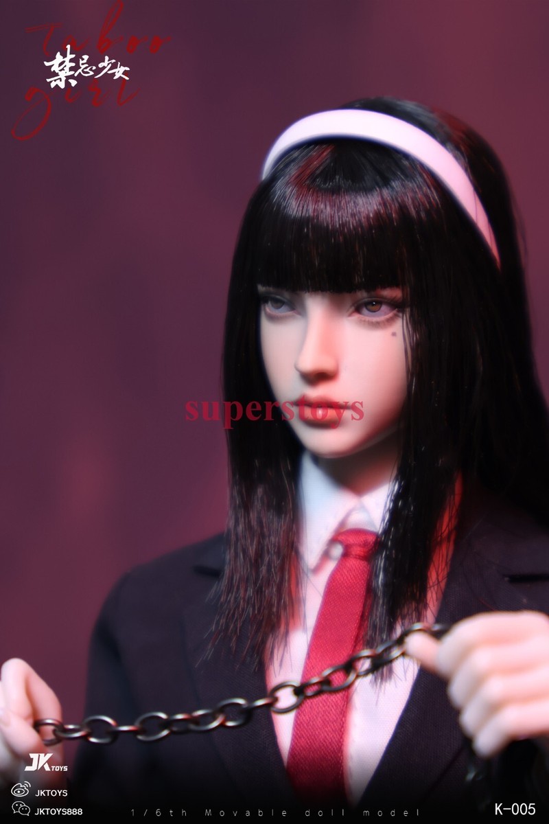 JKTOYS K-005 1/6 Taboo Girl Tomie Cosplay Female Action Figure