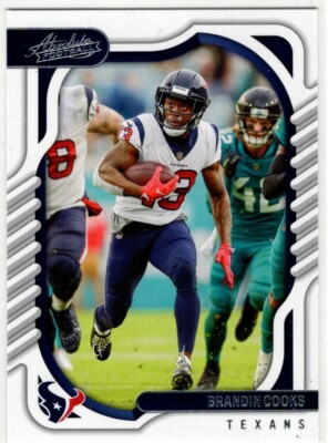 2022 Panini Absolute Football Brandin Cooks No. 4 Houston Texans