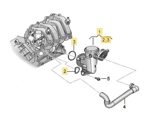 Crankcase Breather Pipe Oil Trap Seat Toledo Mk2 2000 to 2002 NEW 36103464AH 1.4 - Picture 6 of 12
