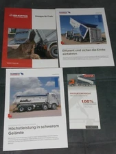 LANGENDORF, SCHMITZ CARGOBULL LKW Anhänger, Sattelkipper Prospekte ( Lkw 89 )