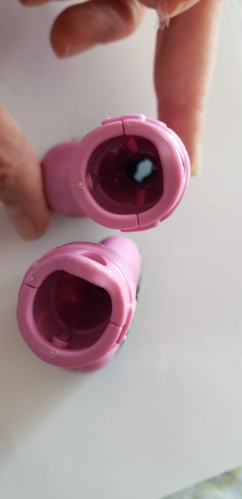 BRATZ Dolls Platform Boots Shoes Feet Pink Snaps Open