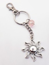 Sun Keychain Silver Sun Key Chain/Purse Charm...