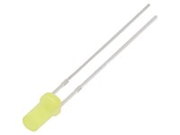2X OSY5PA3NE4A Led 3 Mm Gelb 330-500Mcd 140° Front: Flach Ohne Stopper Optosuppl