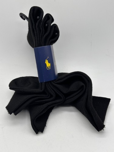 NEW 3 PAIRS MENS POLO RALPH LAUREN CREW DRESS SOCKS SIZE 10-13 BLACK/BROWN/NAVY - Picture 20 of 23