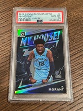 PSA 10 2019-20 Donruss Optic Ja Morant My House Holo Prizm Silver RC Rookie