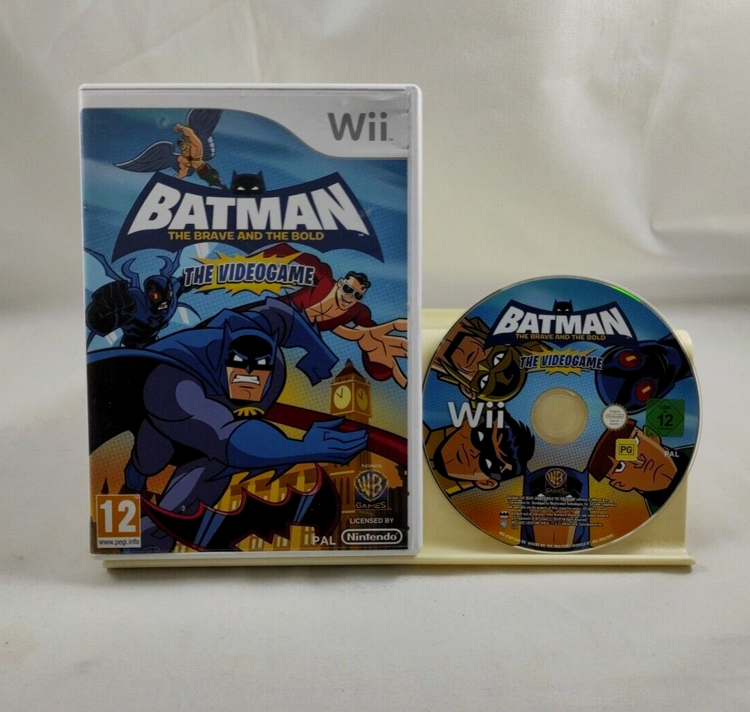 BATMAN THE BRAVE AND THE BOLD THE VIDEOGAME Nintendo Wii Case and Disc game