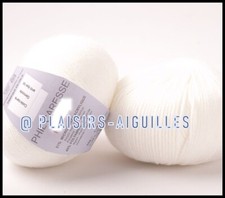2 pelotes de laine PHIL CARESSE ECRU  Neuves