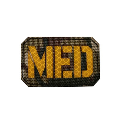 Hook Loop Army Airsoft MED Medic Tactical Patch First Aid Badge IR Reflective - Picture 21 of 22