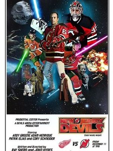 new jersey devils game day poster