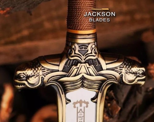 New Marto Conan Atlantean Silver Sword - Official Conan Barbarian Movie Replica - Picture 3 of 6